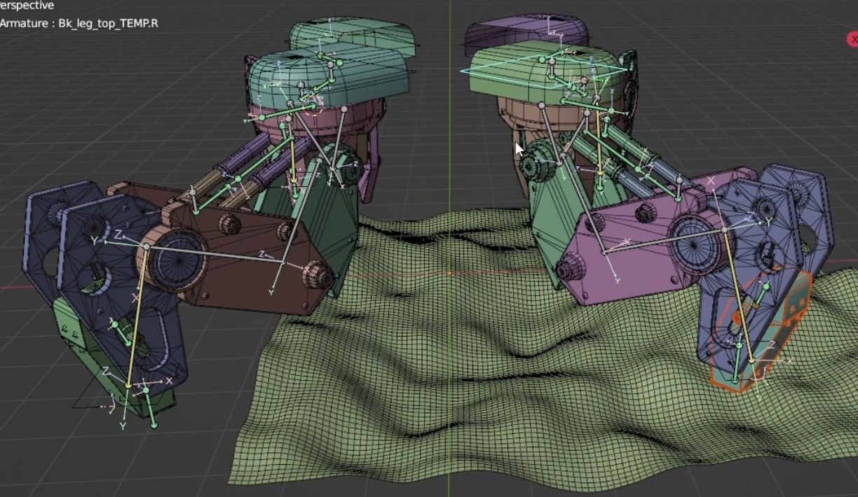 【中文字幕】Blender教程 – 战斗机甲模型动画绑定教程 Mechanical Rigging in Blender: Battle Mech 【中文字幕】Blender教程 – 战斗机甲模型动画绑定教程 Mechanical Rigging in Blender: Battle Mech