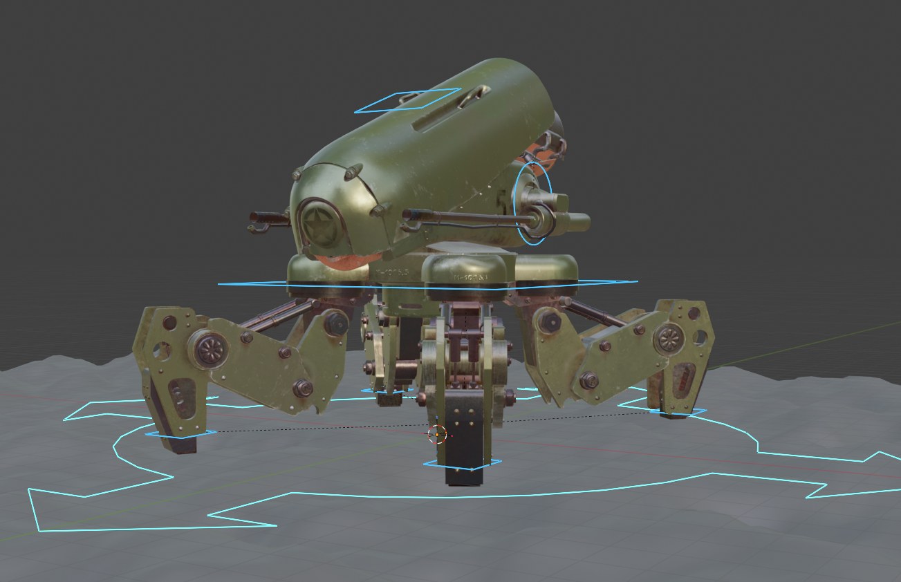 【中文字幕】Blender教程 – 战斗机甲模型动画绑定教程 Mechanical Rigging in Blender: Battle Mech 【中文字幕】Blender教程 – 战斗机甲模型动画绑定教程 Mechanical Rigging in Blender: Battle Mech