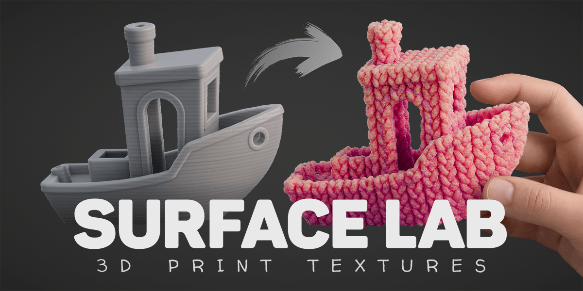Blender插件 – 纹理贴图系统 Surface Lab – 3D Print Textures Blender插件 – 纹理贴图系统 Surface Lab – 3D Print Textures