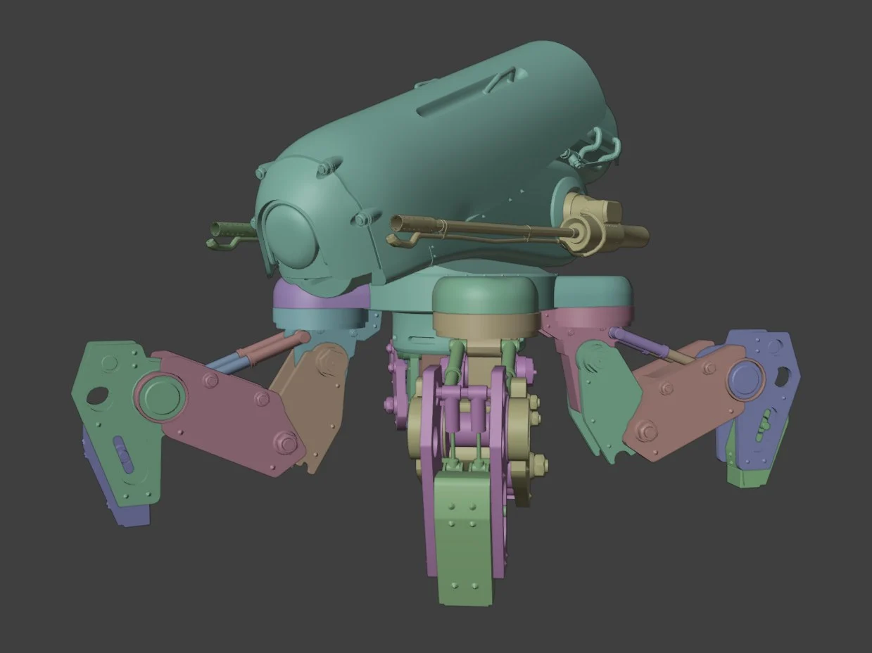 【中文字幕】Blender教程 – 战斗机甲模型动画绑定教程 Mechanical Rigging in Blender: Battle Mech 【中文字幕】Blender教程 – 战斗机甲模型动画绑定教程 Mechanical Rigging in Blender: Battle Mech
